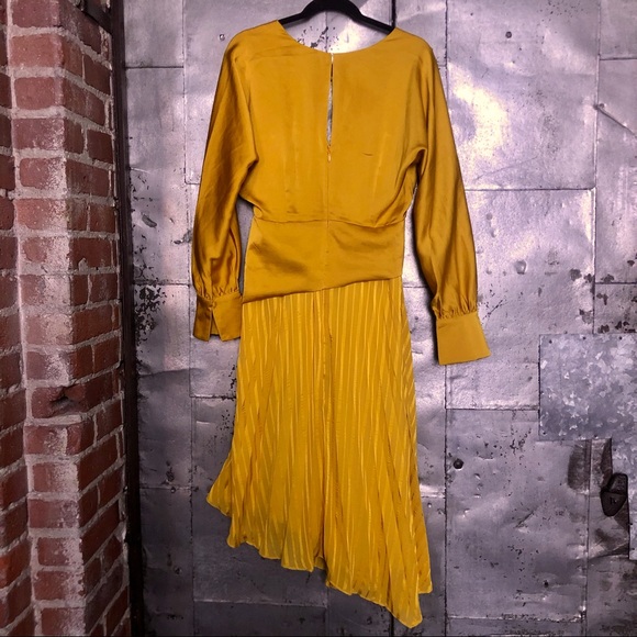NWOT Anthropologie Harlyn Pleated Midi Dress - Picture 6 of 16